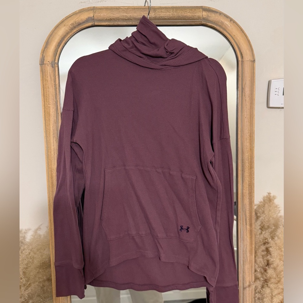 Under armor waffle knit hoodie